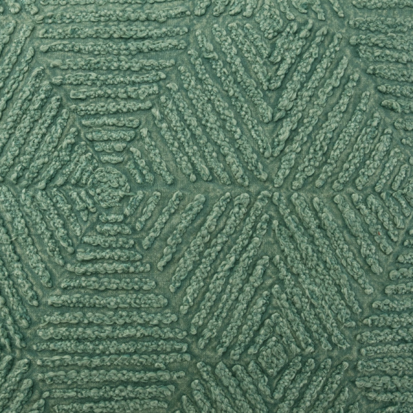 Geo Green Cushion Cover              by Bharti Shekhar