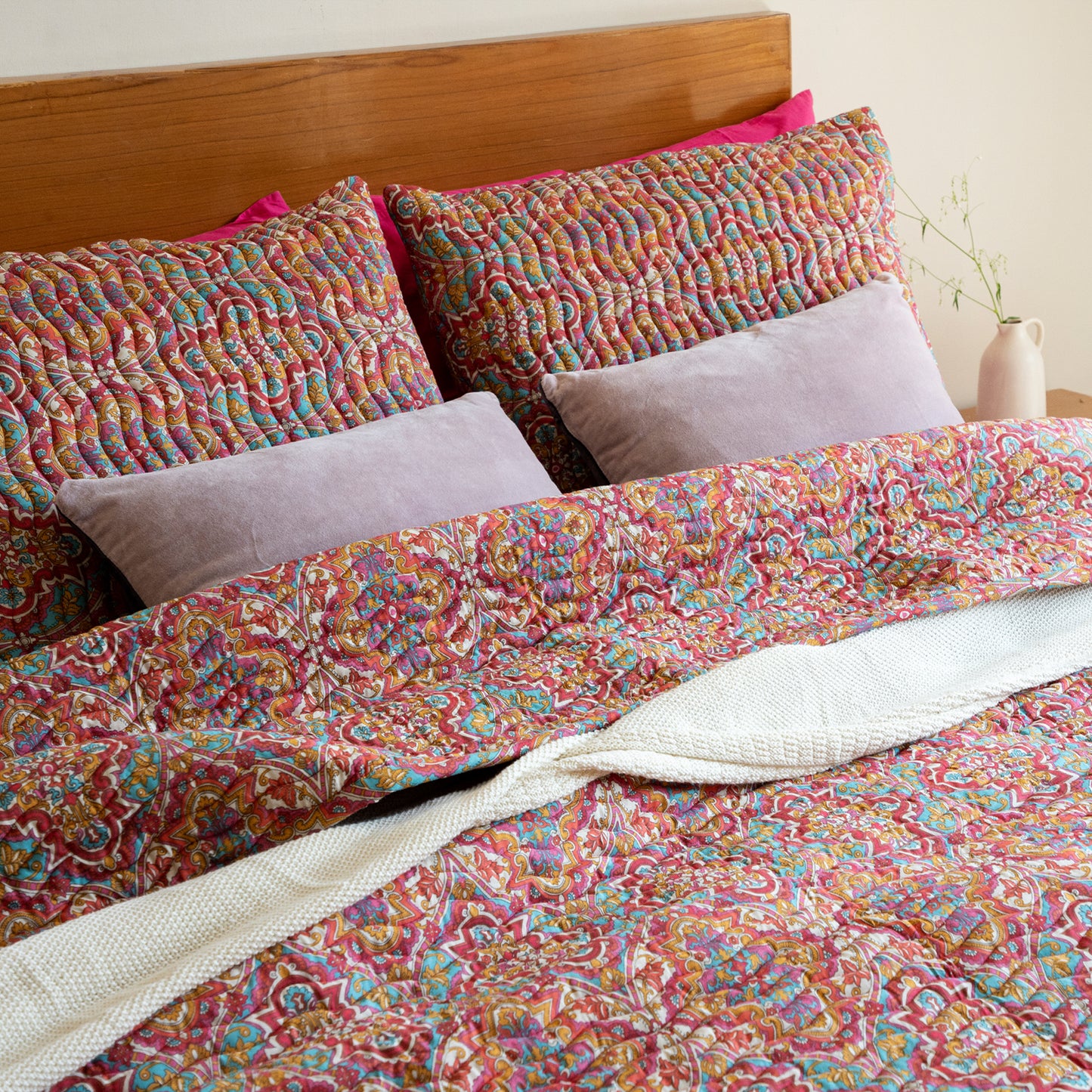 Buoyant Quilted Comforter & Pillow Set