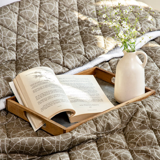 Spatial Quilted Comforter