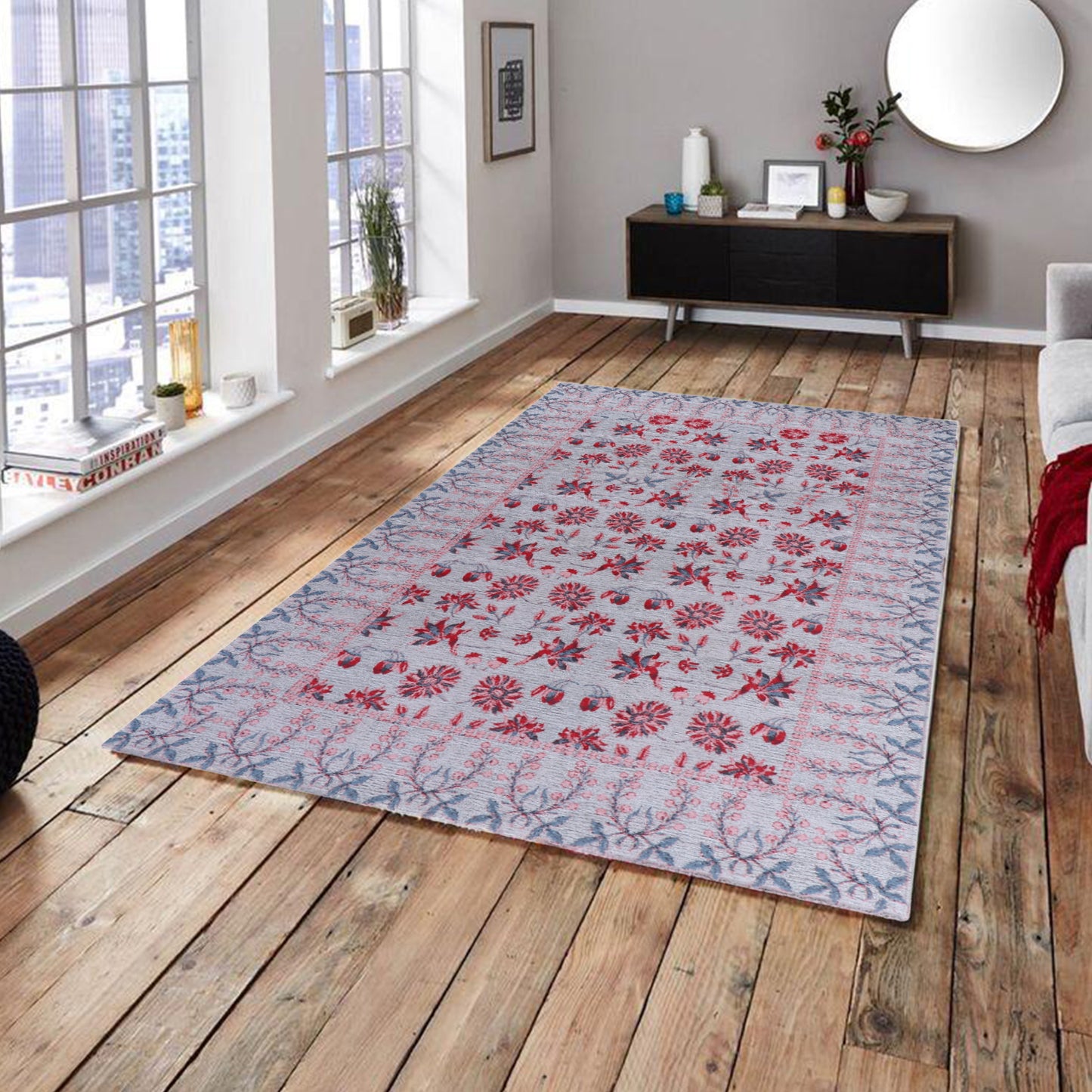 Vinatge Jacquard Rug