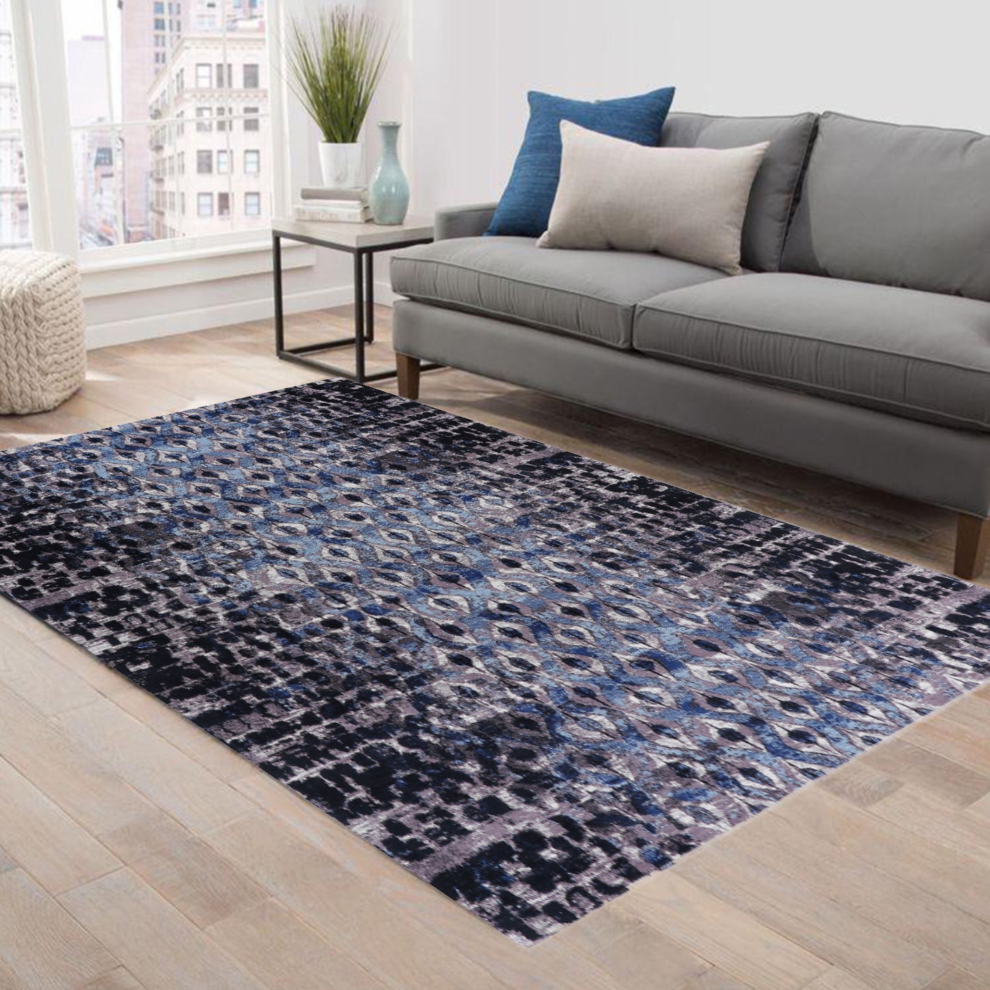 Beehive Jacquard Rug