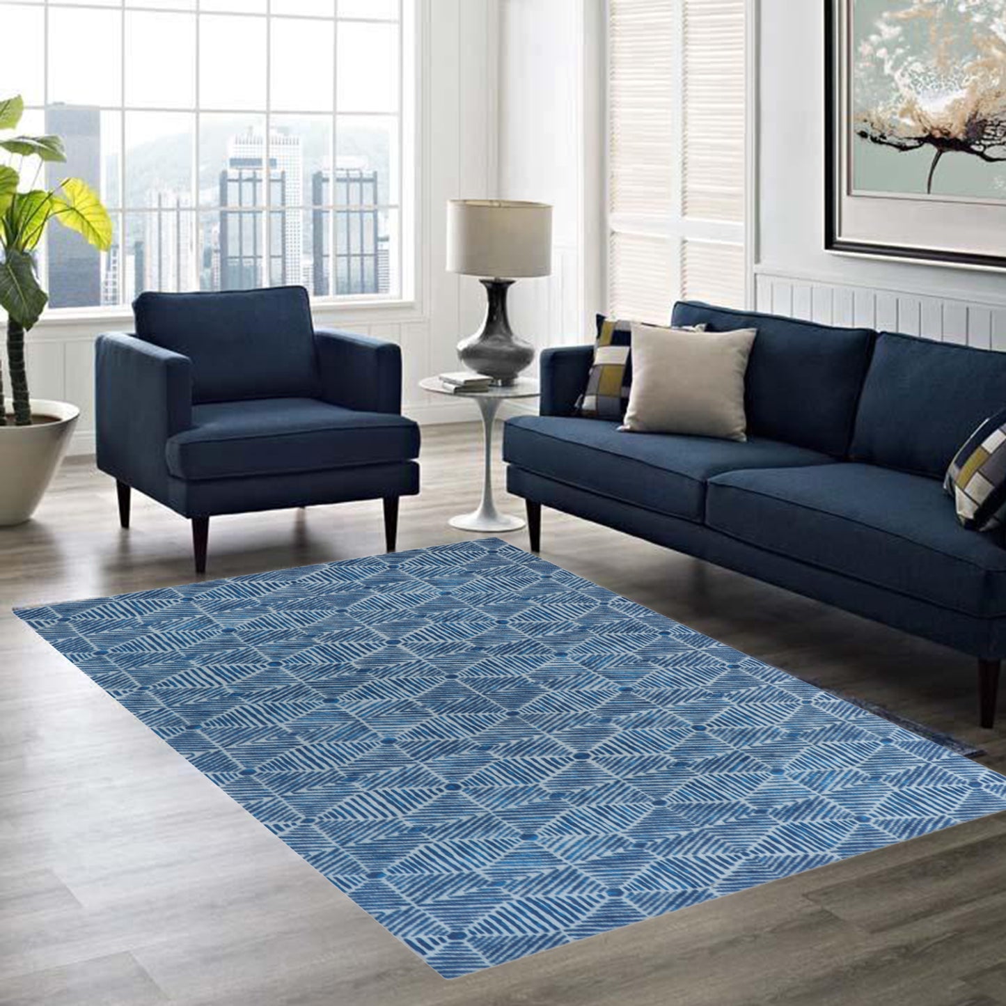 Geo Jacquard Rug